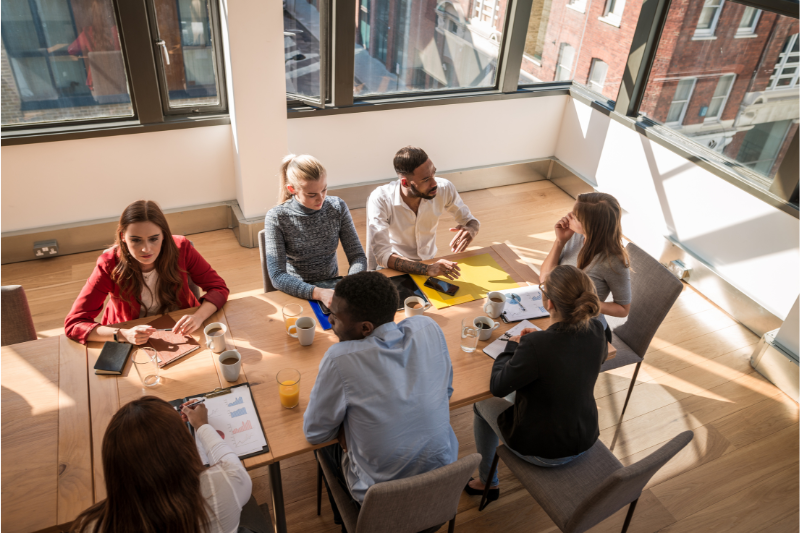 atelier sur l'objectif zéro déchet au travail